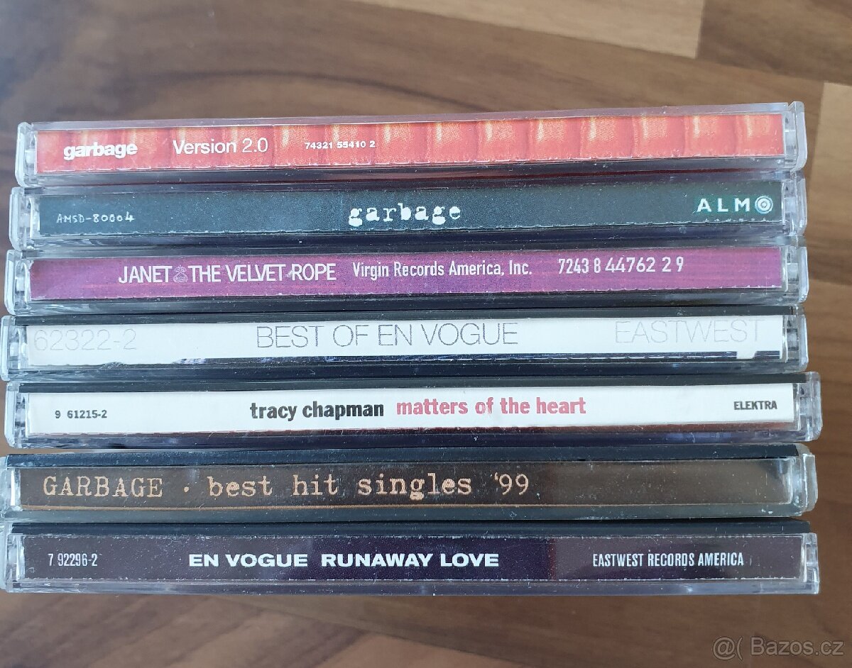 Garbage,En Vogue,Janet Jackson 7 cd's - 4
