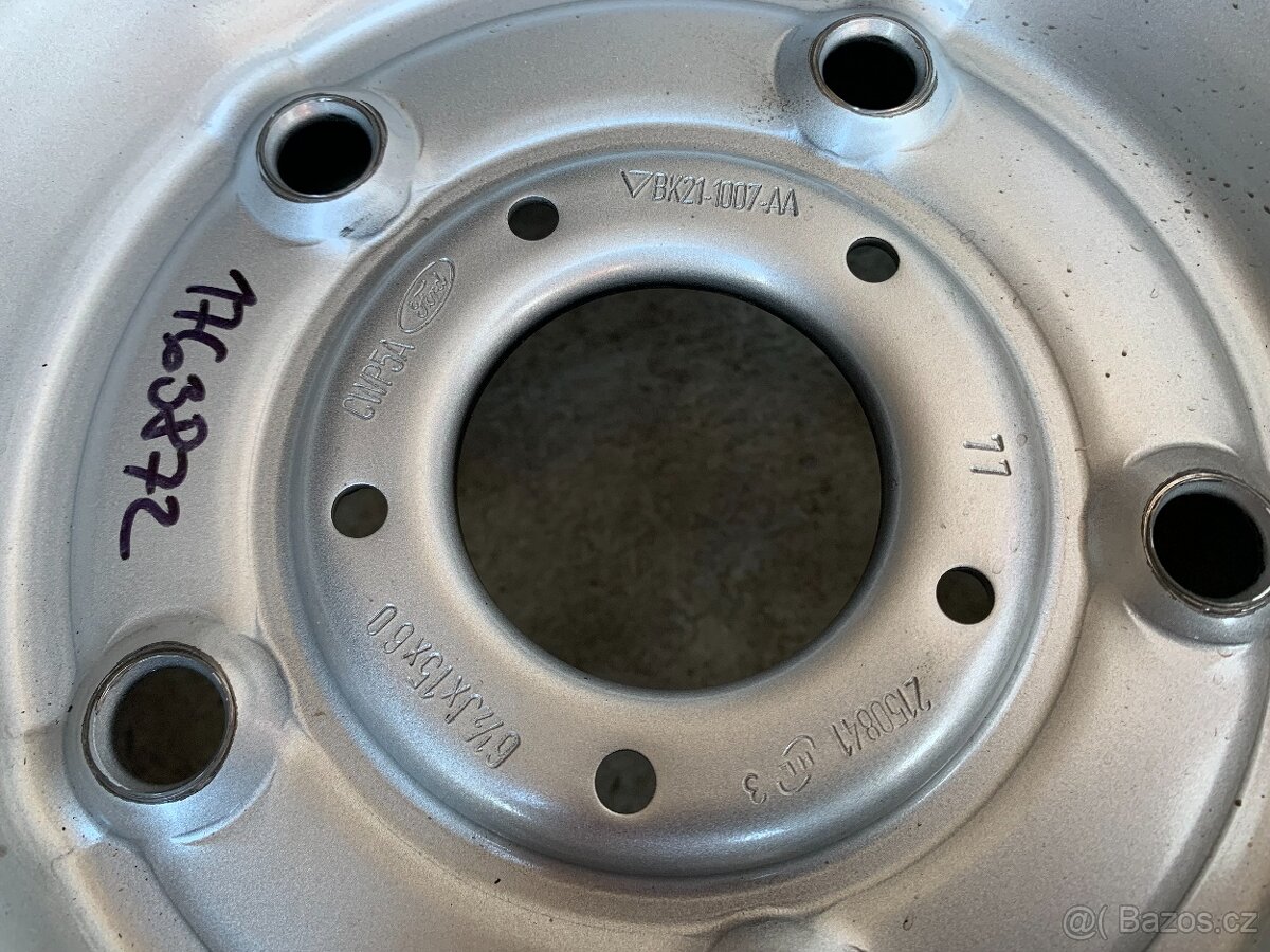 Prodám disky 6 1/2 Jx15x60, originál Ford - 2ks - 4