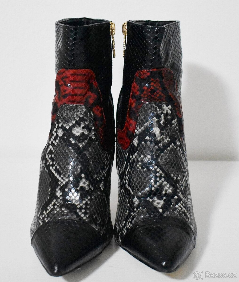 Dámské kotníkové boty na podpatku, vel. 39 - 4