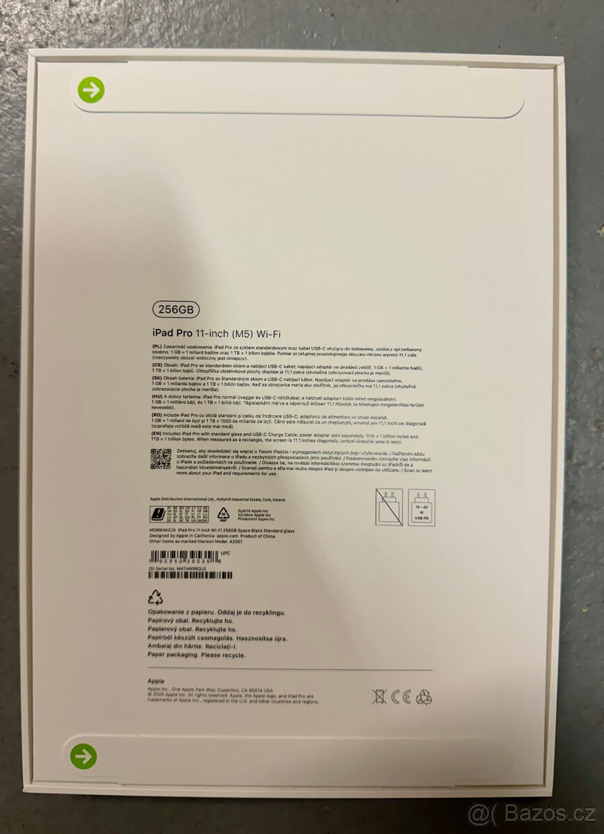 Nový nerozbalený iPad Pro 11 M5 256GB černý / stříbrný - 4