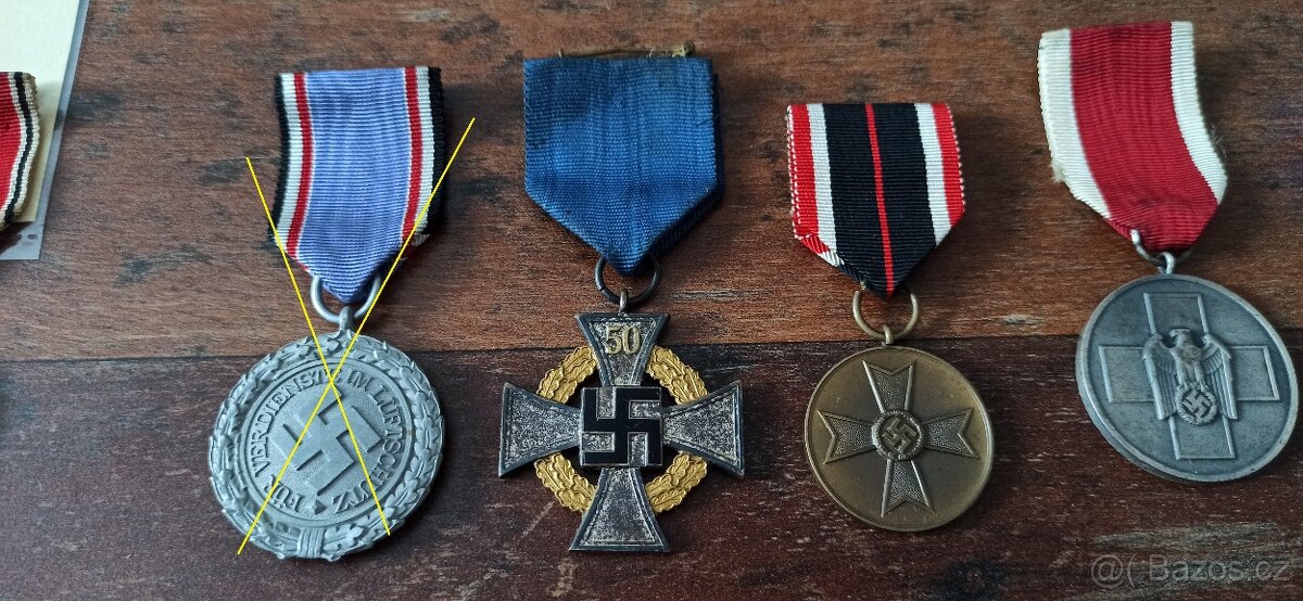Medaile, vyznamenání, odznaky Německo. - 4