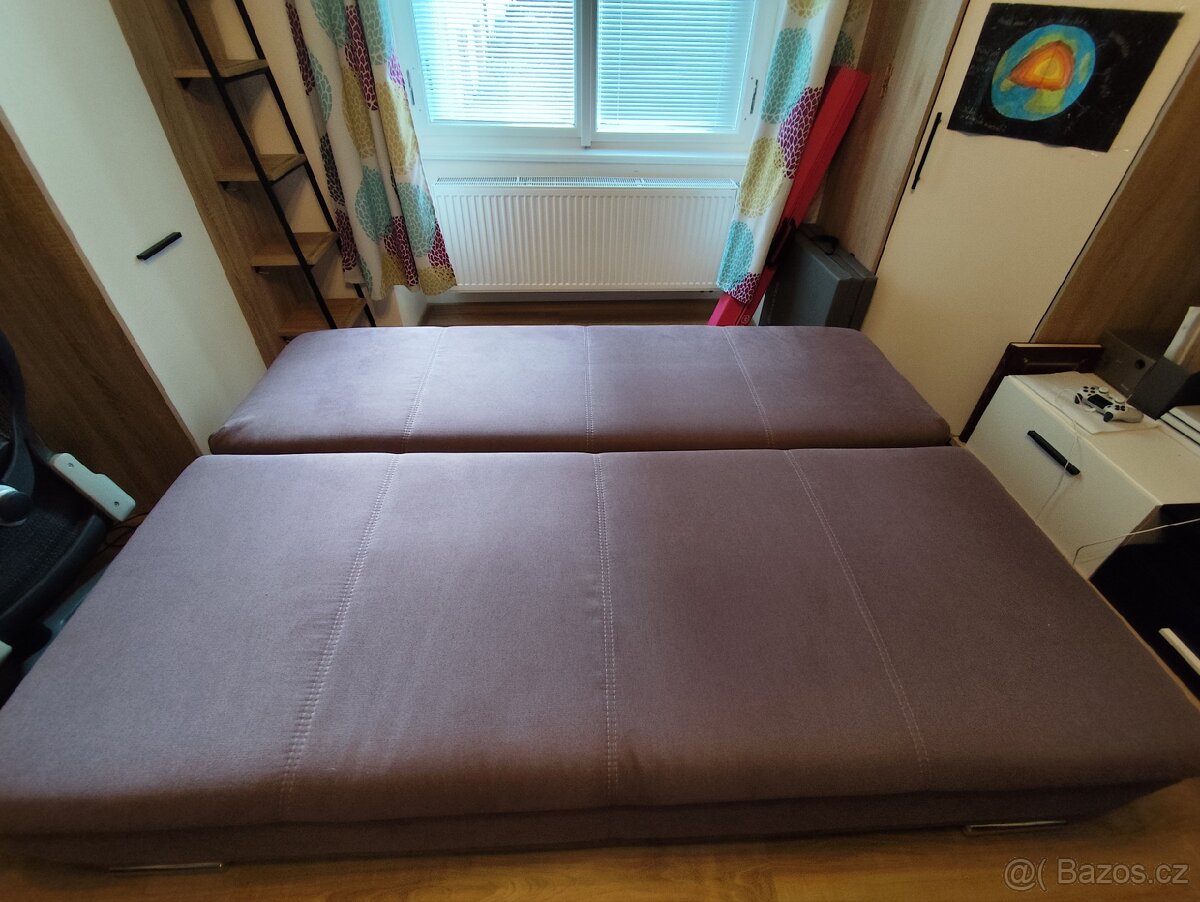 Pohovka rozkládací s úložným prostorem - 4