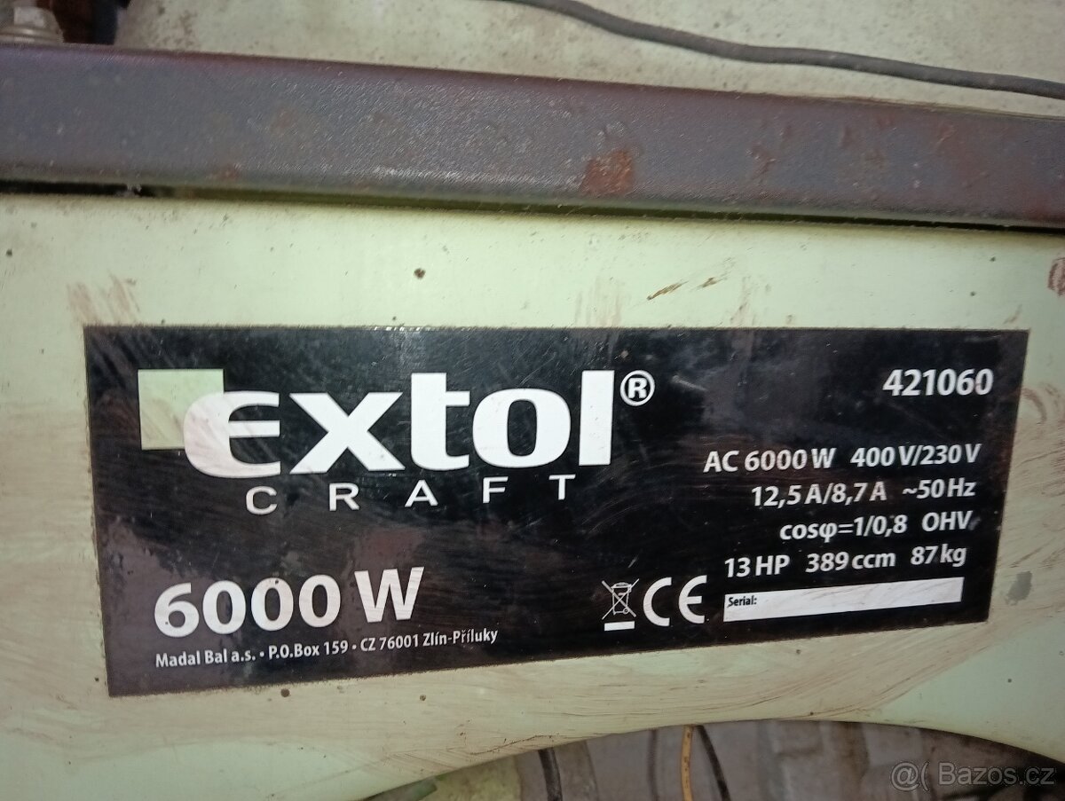 elektrocentrála 6kw 400/230V OHV - 4