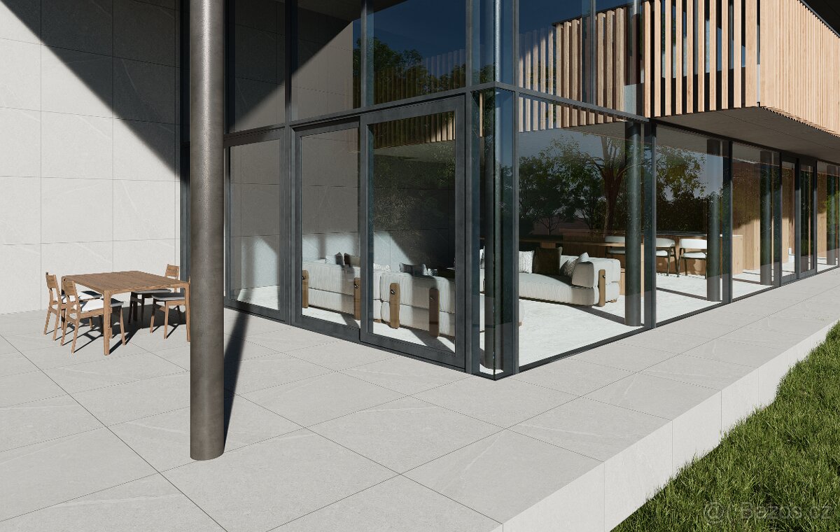 Venkovní dlažba Fort 60x60 cm tl.2cm imitace kamene 1.jakost - 4