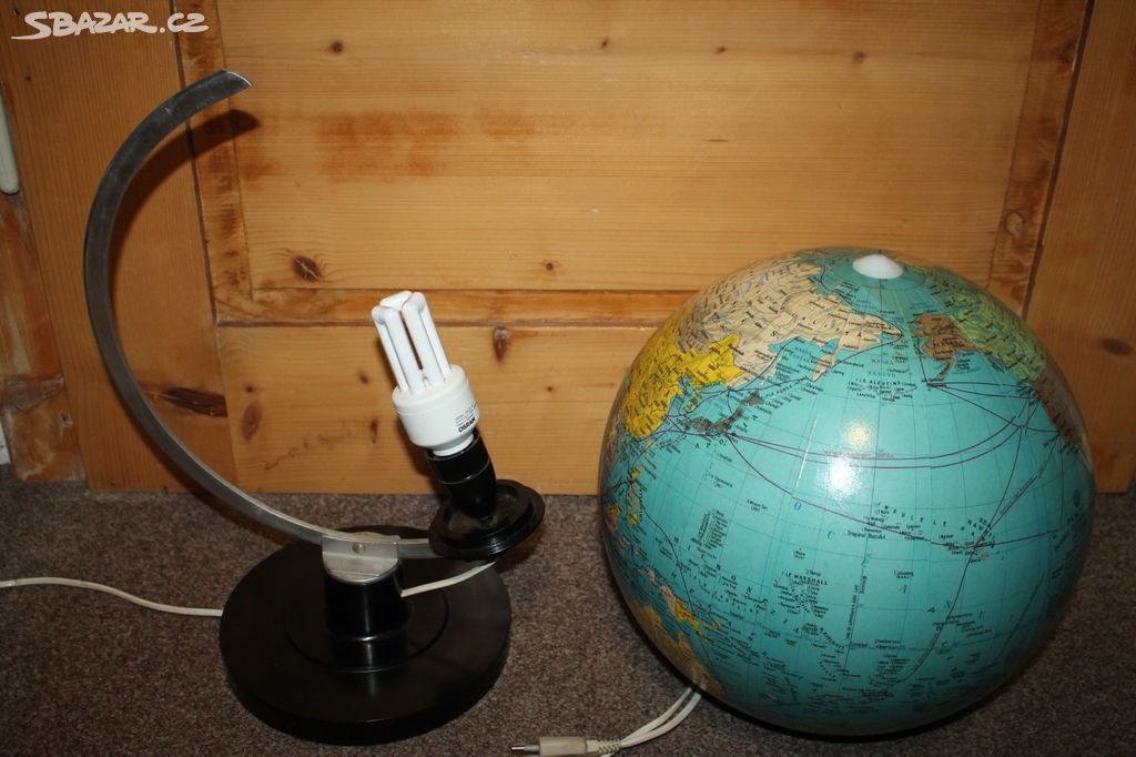 Retro globus v původní krabici - poštovné je v ceně - 4