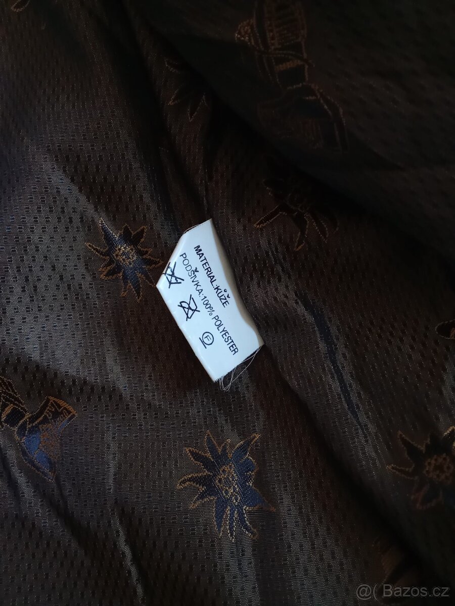 LEVNĚ prémiová pánská bunda z pravé kůže - 4