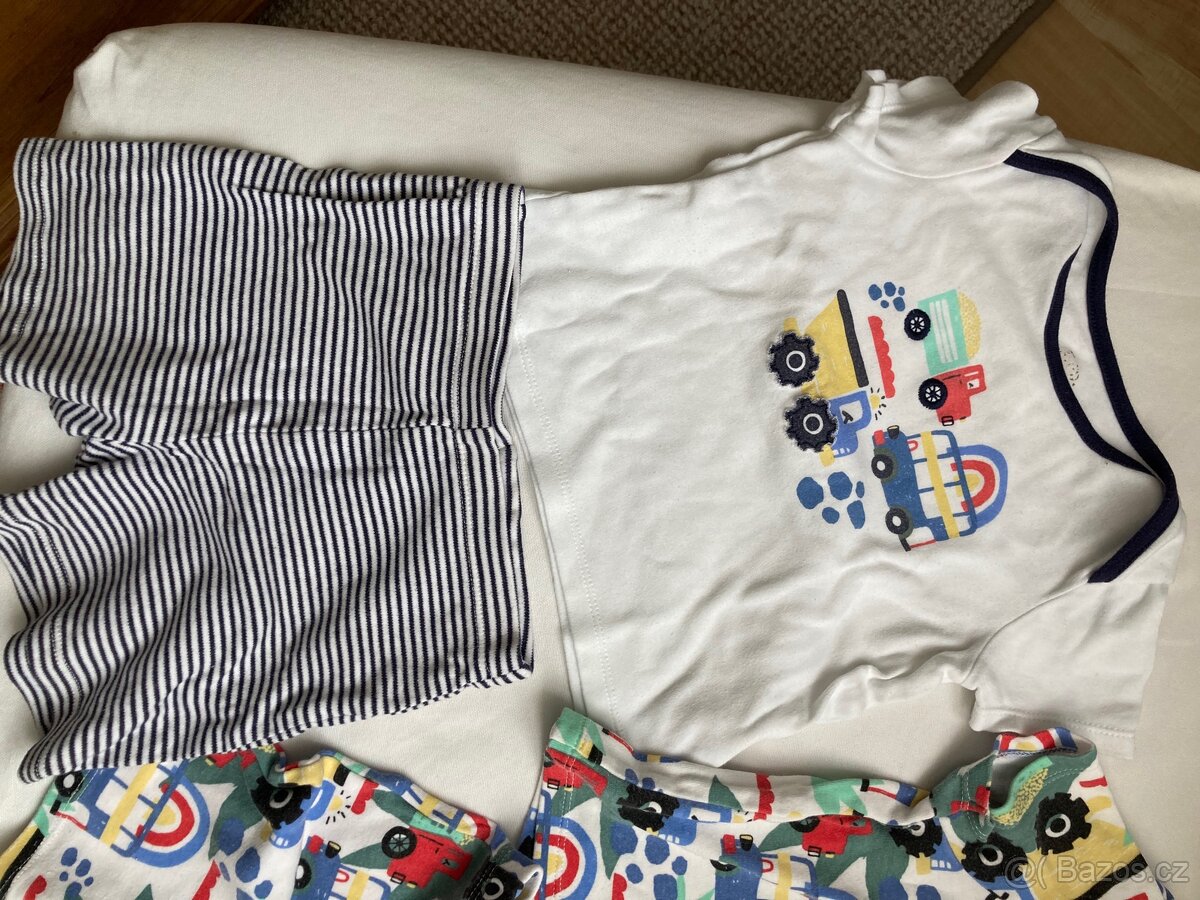 Obleceni kluk 18-24 mes (teplaky,, body, pyzamka) - 4