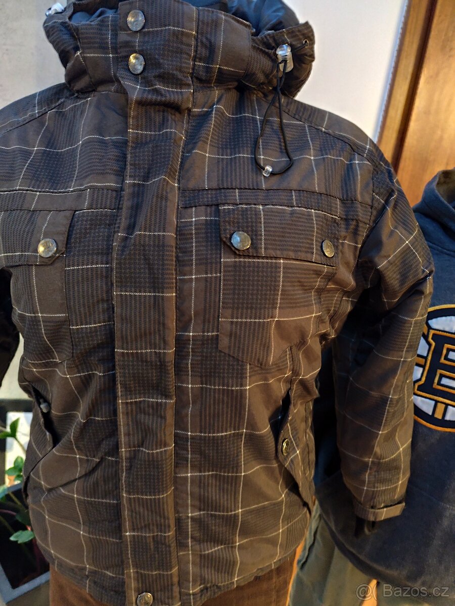 Hnědý lyžařský/snowboard set 12let - 4