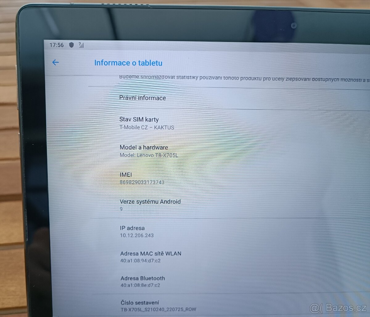 Tablet Lenovo Tab P10 TB-X705L 4GB RAM, 64GB, LTE - 4