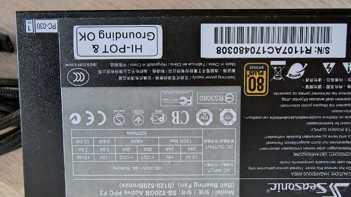PC zdroj Seasonic 520 W - 4