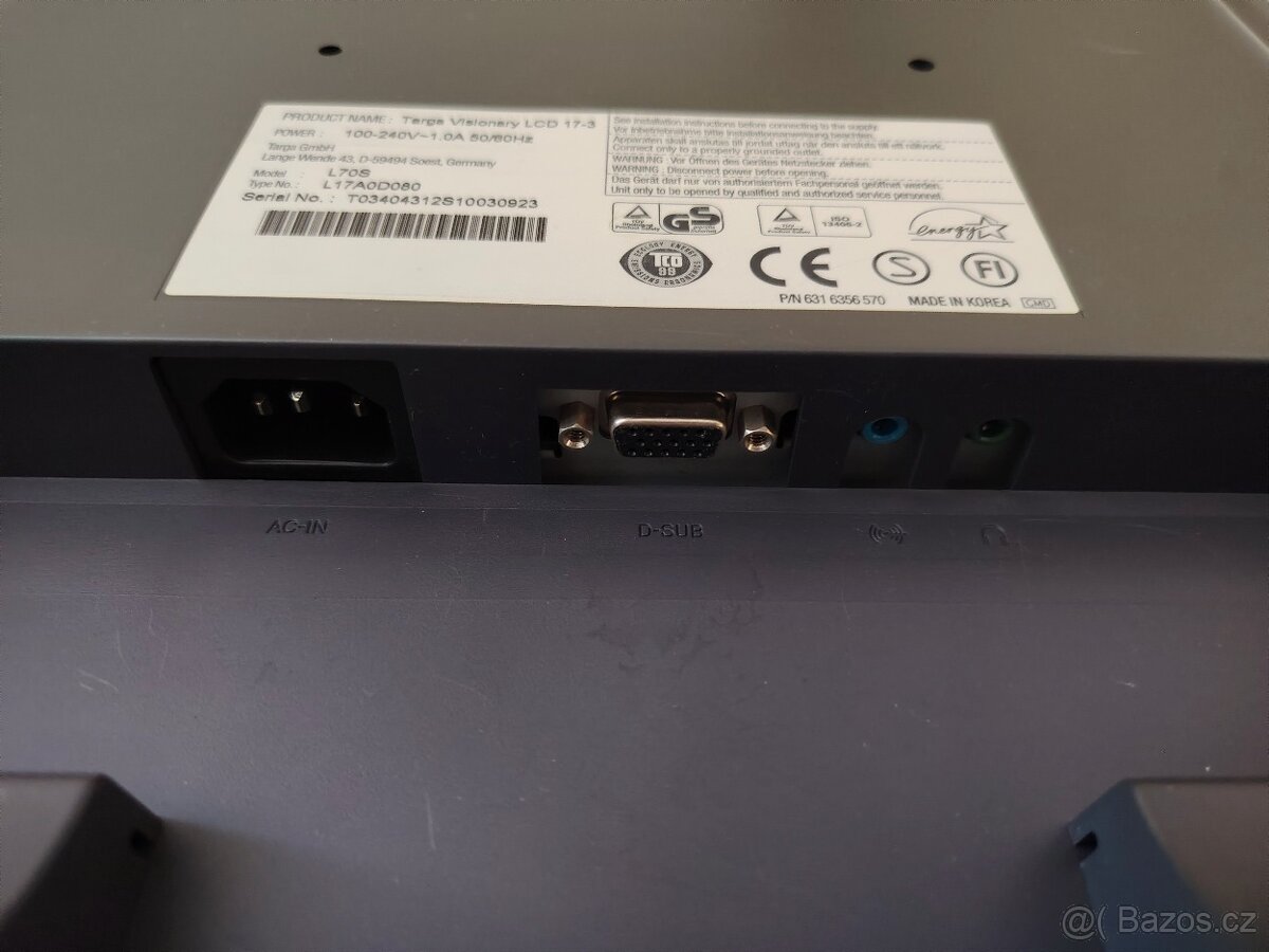 MONITOR TARGA VISIONARY 17" - 4