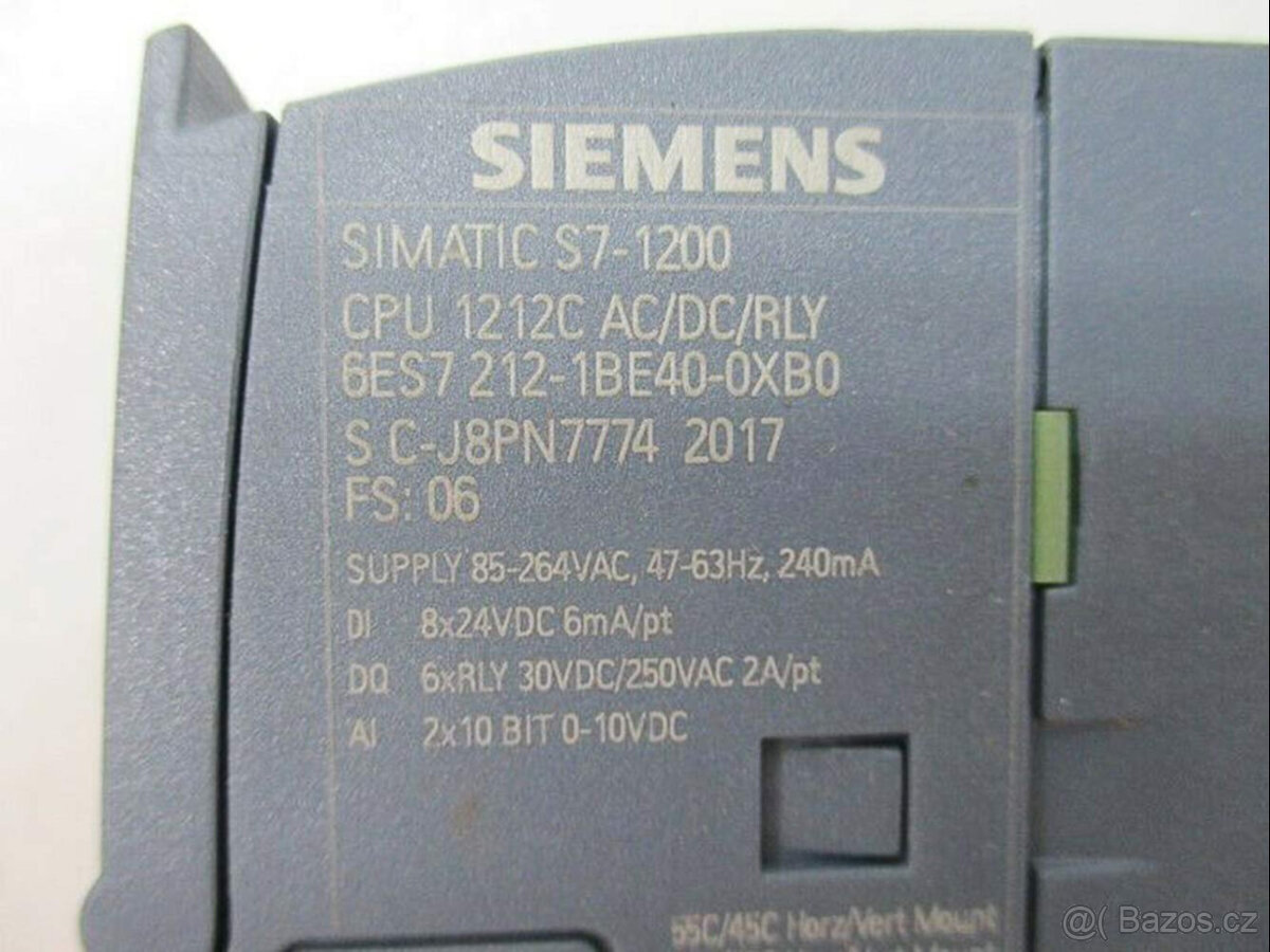 SIMATIC S7-1200, CPU 1212C/ AC-DC-RLY/ 6ES7212-1BE40-0XB0 - 4