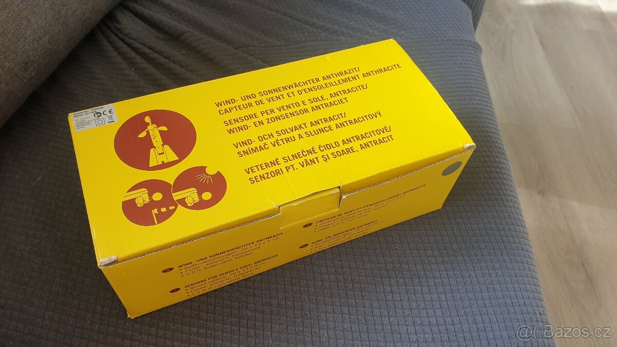 Markýza - snímač větru a slunce Antracit - 4