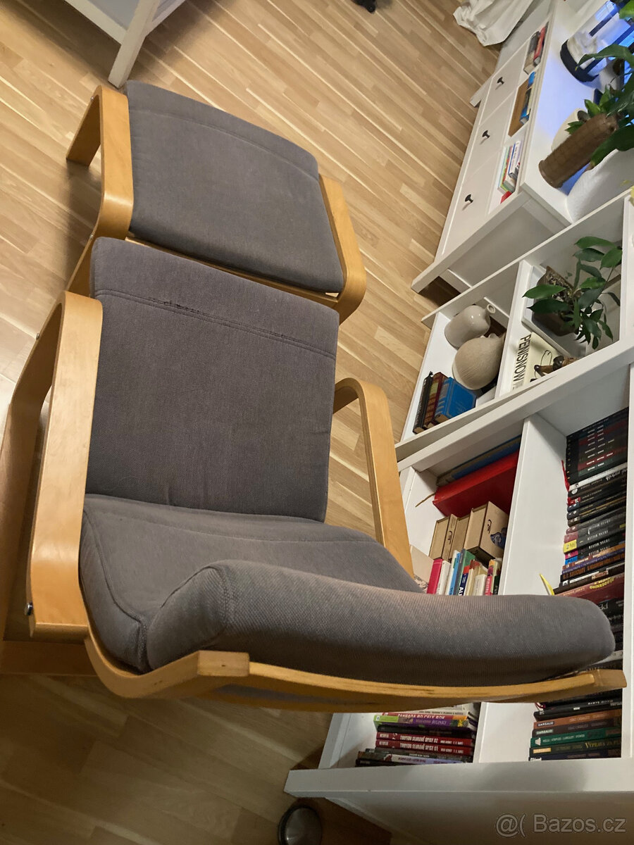 Křeslo s podnožkou (Ikea) - 4