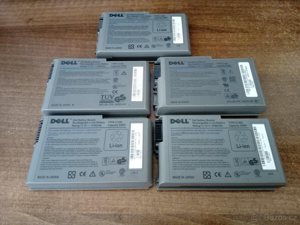 baterie C1295 pro notebooky DELL D500,D520,D600,D610 (2hod) - 4