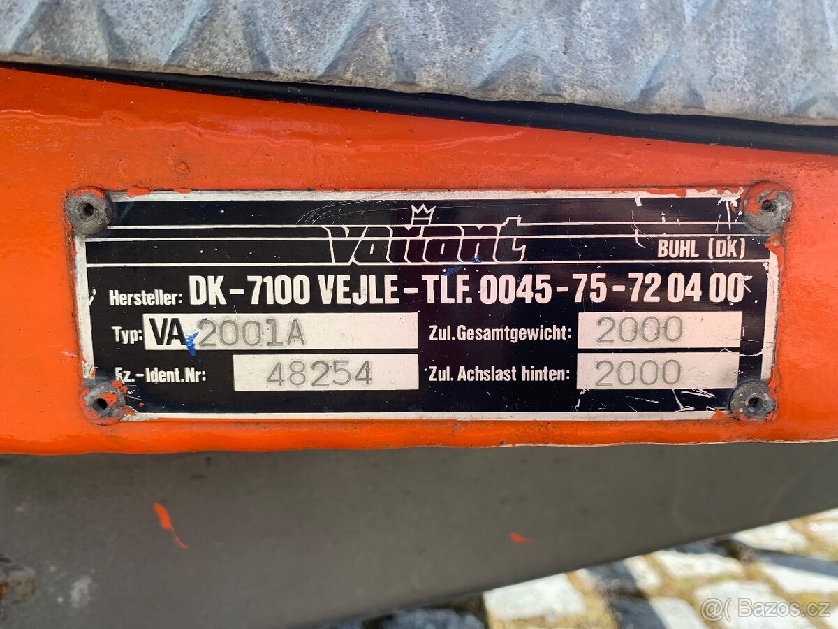 Vlek Variant 2t, Autotransporter, plaťak - 4