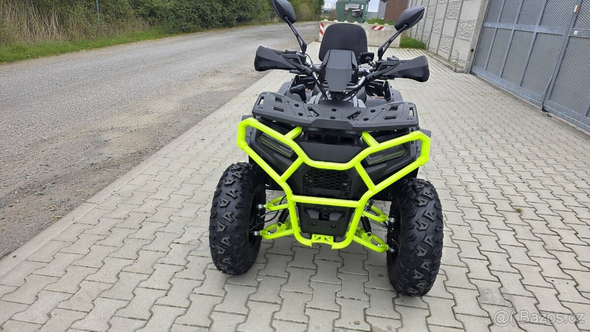 Čtyřkolka AFX200L, variátor 10 kola, černá. - 4