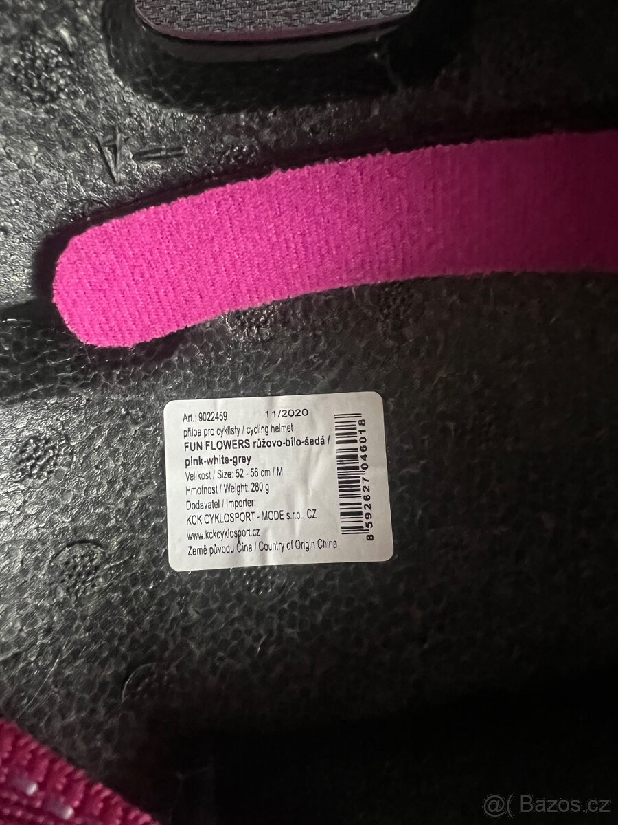 Dívčí cyklistická helma vel. 52-56cm Force Fun Flowers - 4