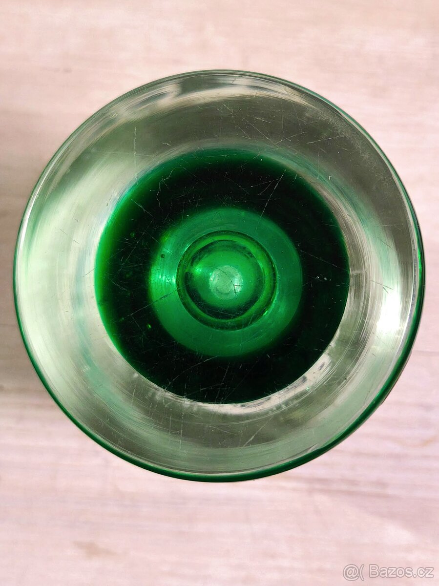 Hutní sklo, váza - 4