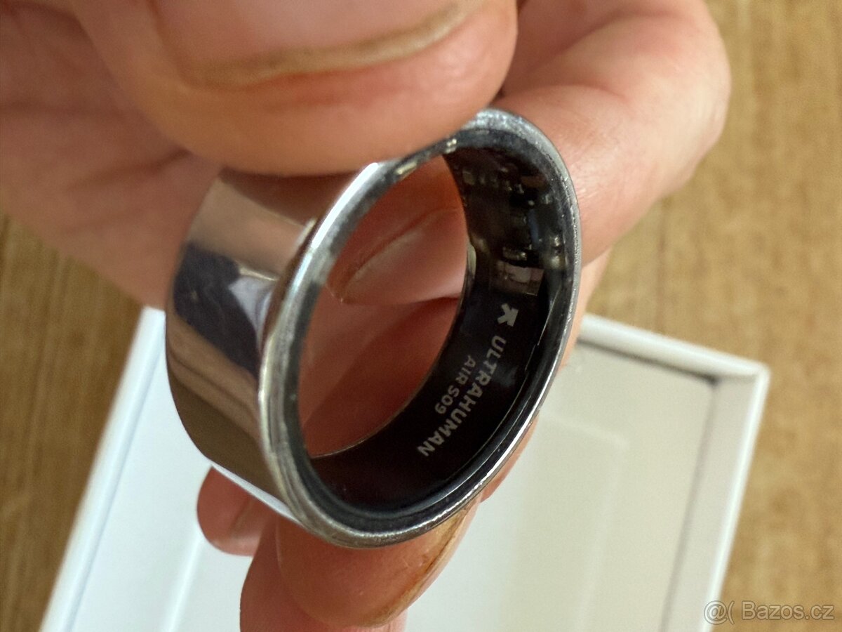 Prsten Ultrahuman ring air silver, velikost 9 - 4