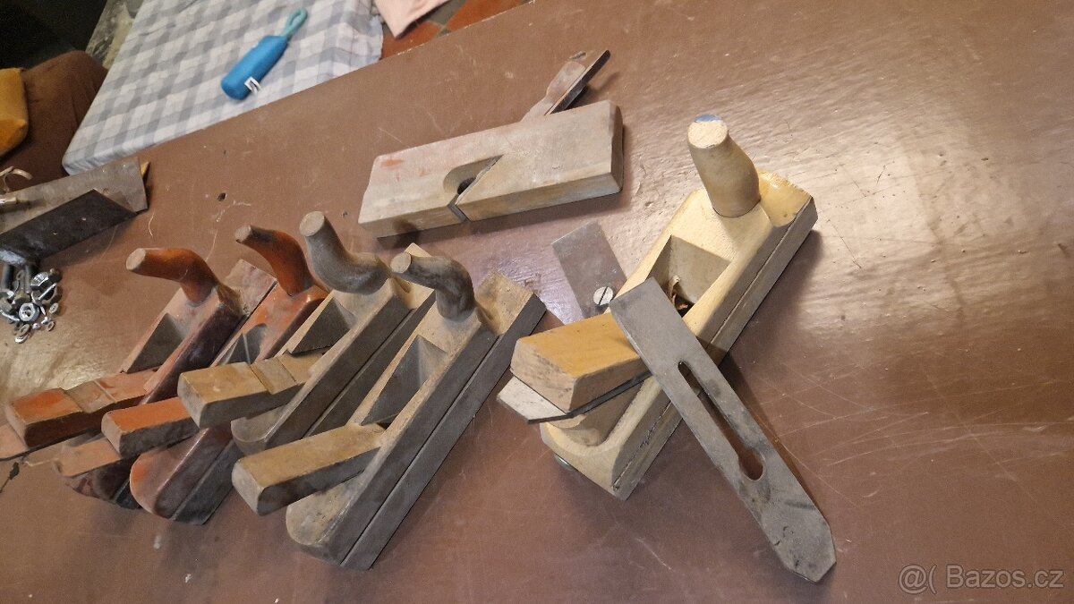 Prodám staré hoblíky truhlářské - 4