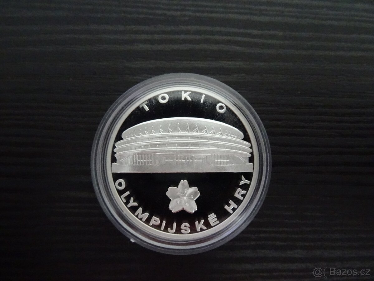 Stříbrná medaile - mince Olympijské hry Tokio - rok 2021 - 4