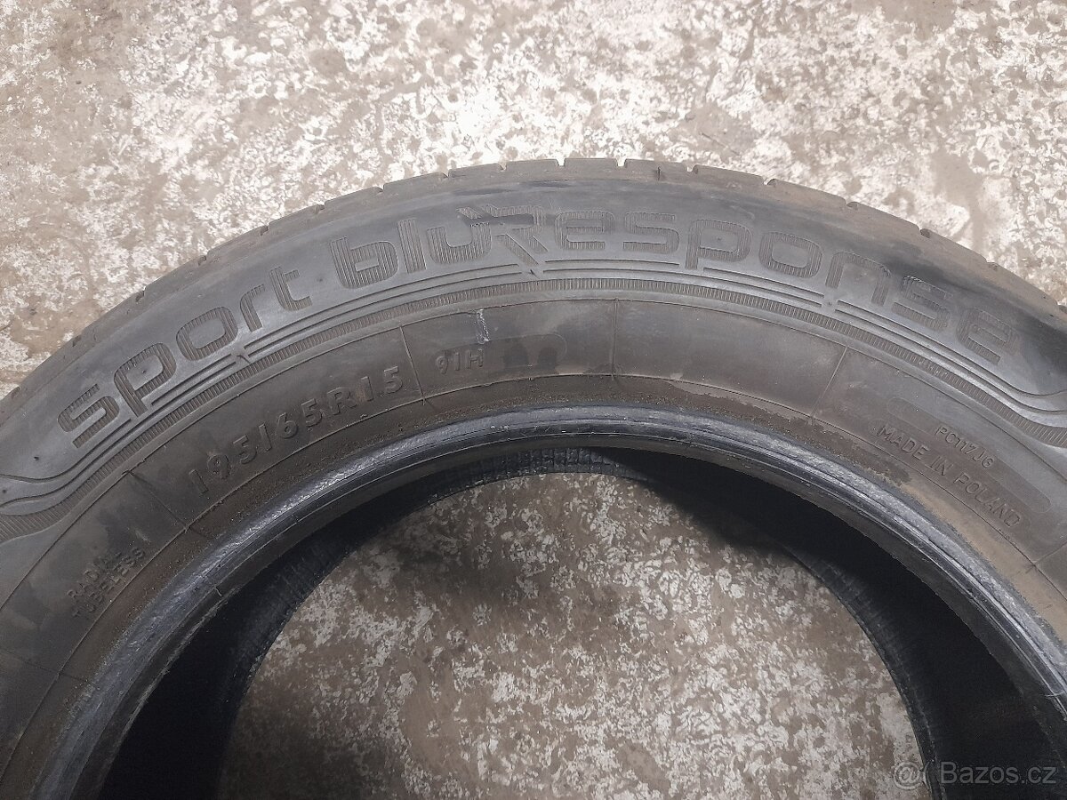 Dunlop 195/65/15 - letní - 6mm - 4