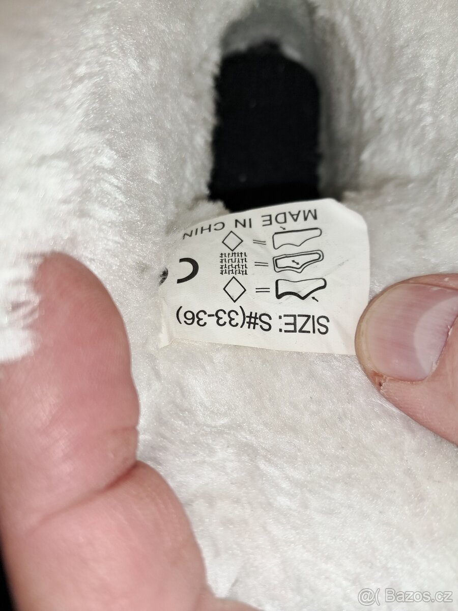 Dívčí lední brusle Insportline nastavitelné vel 33-36 - 4