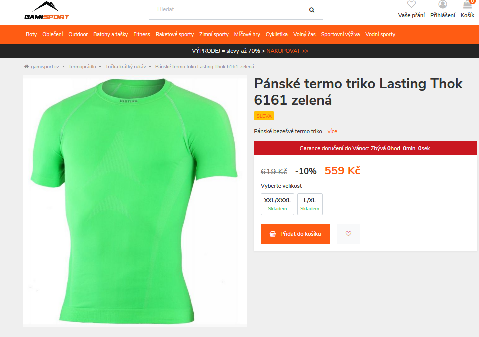 Pánské/chlapecké funkční tričko Lasting Thok, XXS/XS, černé - 4