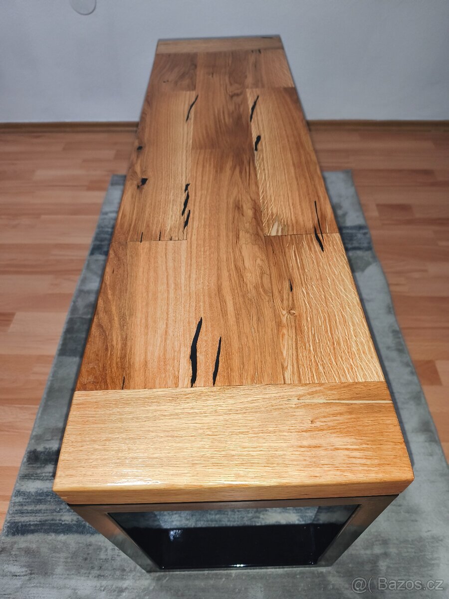 Lavička z dubu - SLEVA - 4