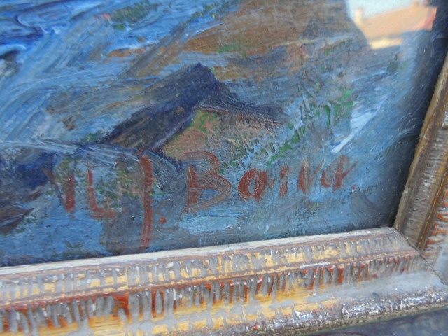 OBRAZ OLEJ NA KARTONU - 4