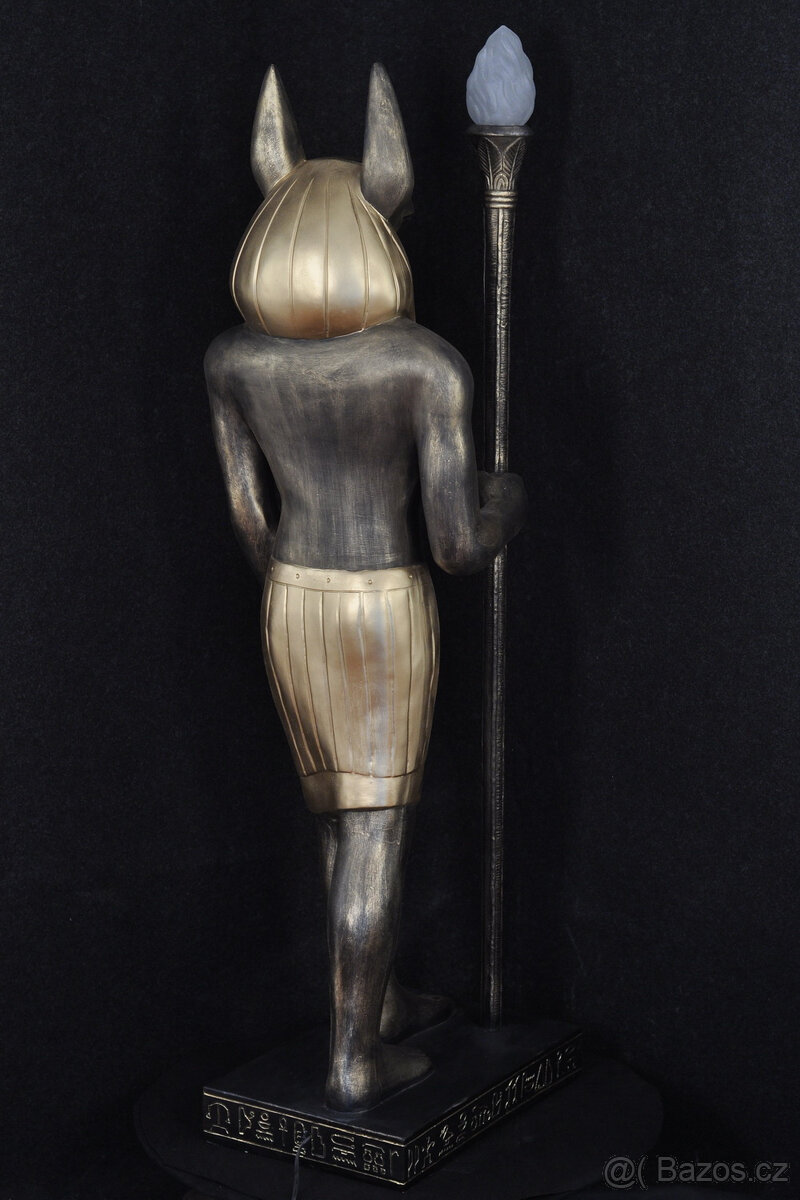 Socha / lampa ANUBIS 133cm - 4