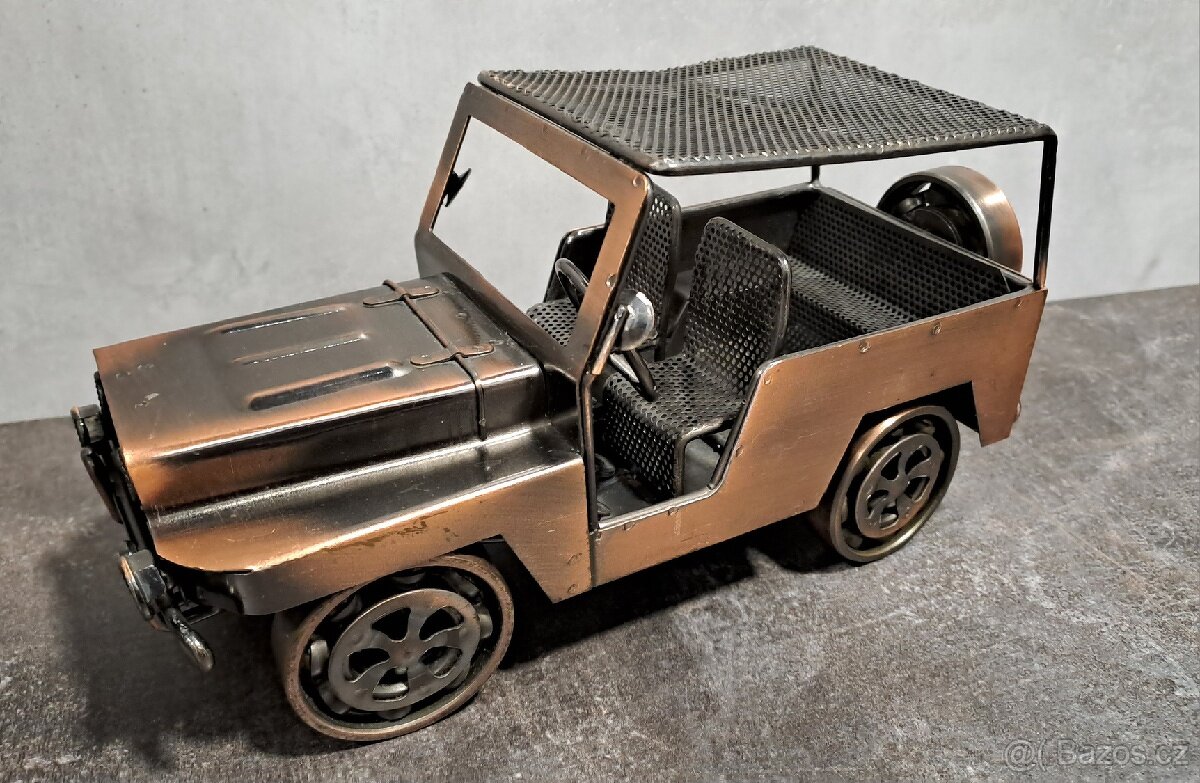 Jeep - kovový model - 4