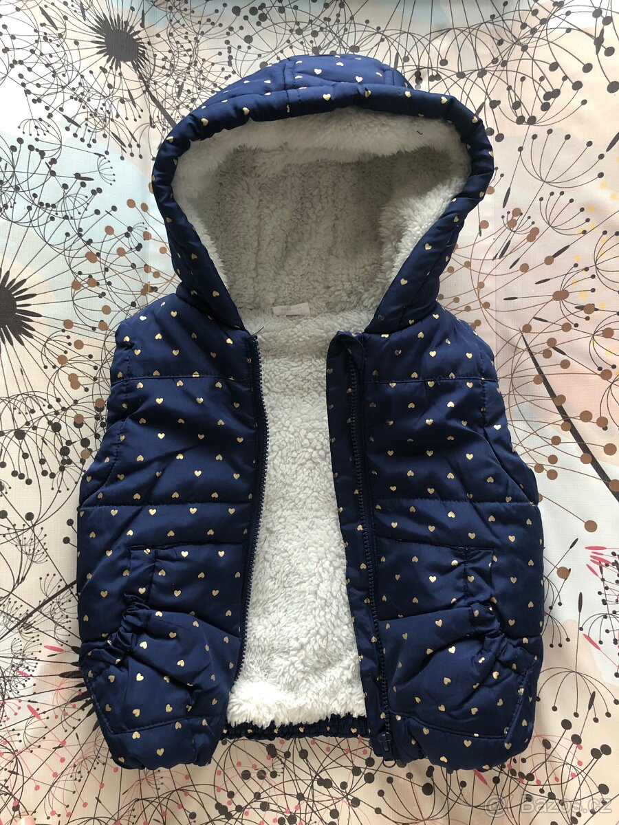 Zateplená vesta - vel.74 (6-9měs.) - 4