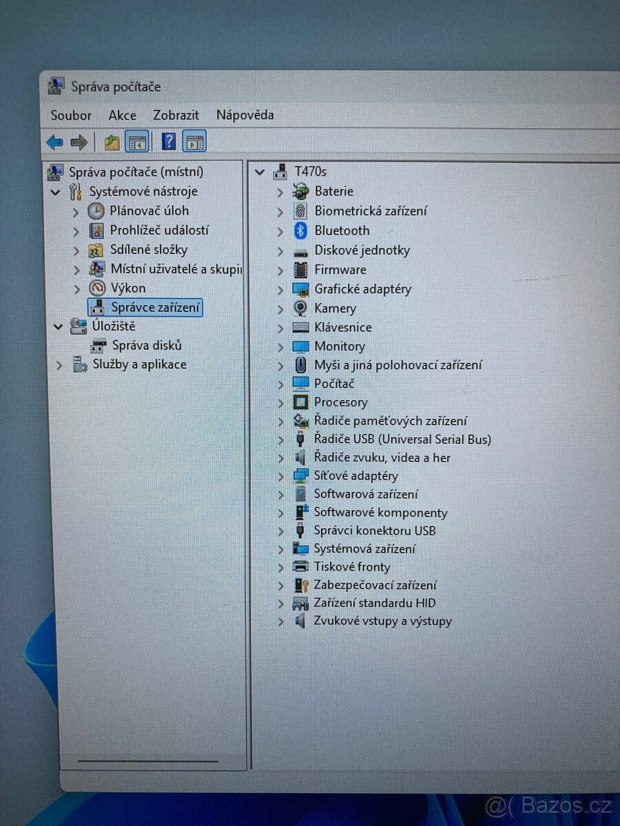 Prodám notebook Lenovo Thinkpad T470s bez akumulátorů - 4