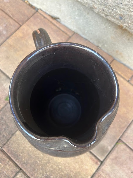 velký kameninový džbán, škrábaný vzor - 4