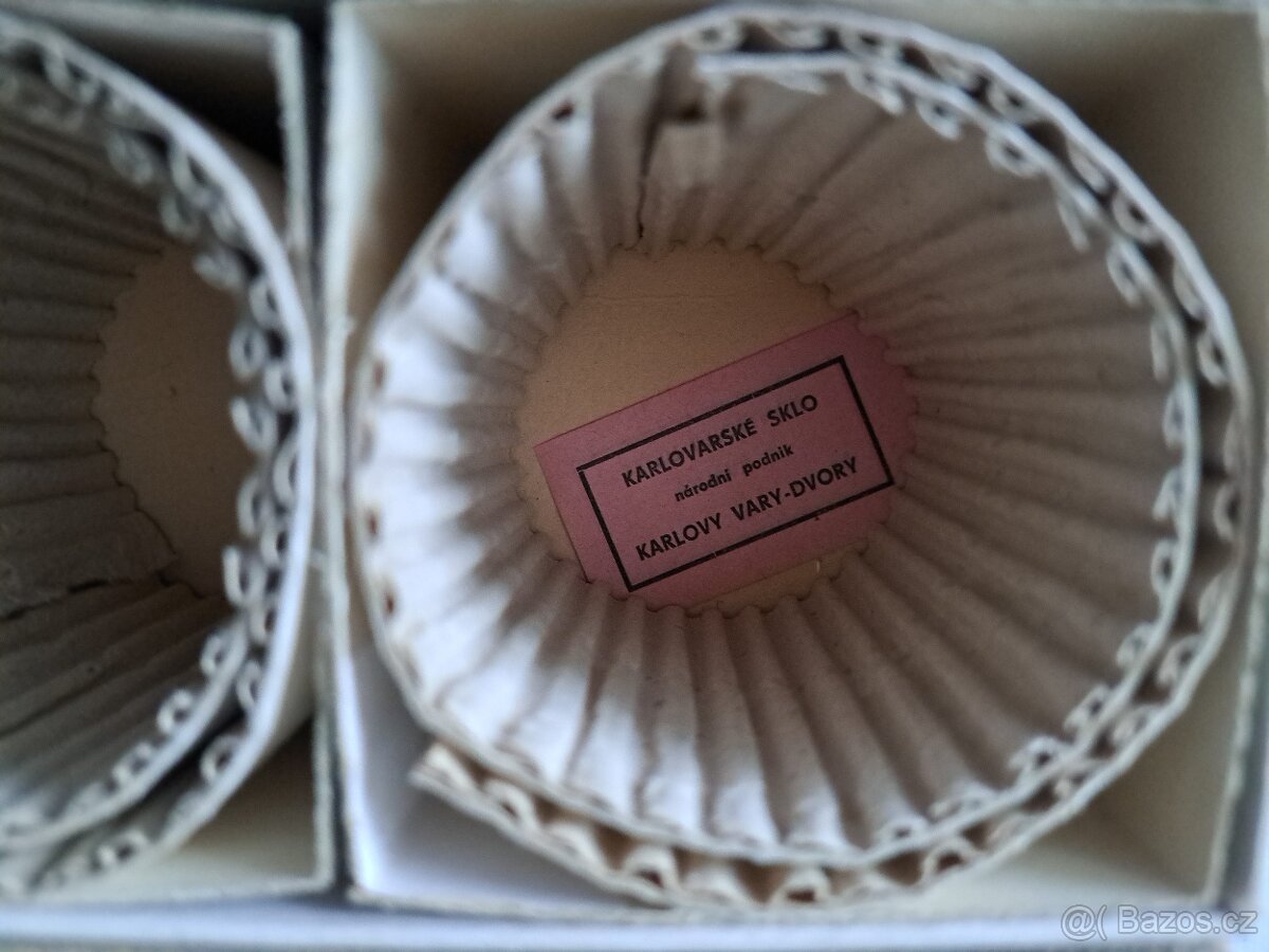 Sklenky na destiláty Moser Karlsbad - 4