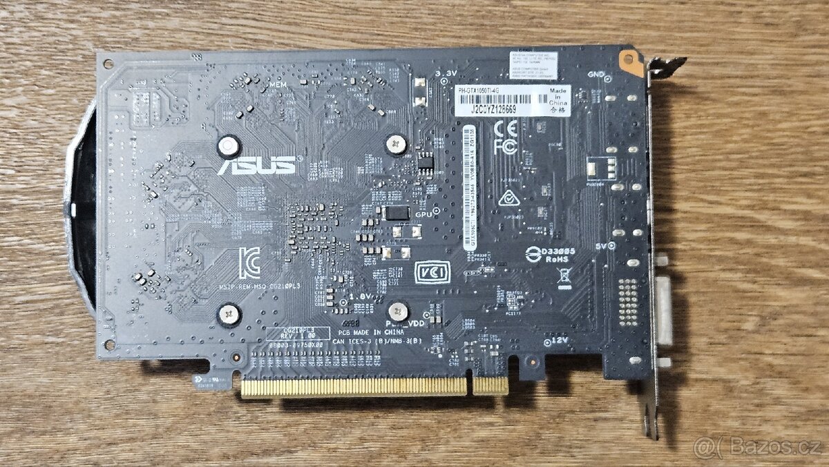ASUS PHOENIX GeForce GTX 1050 Ti 4G - 4