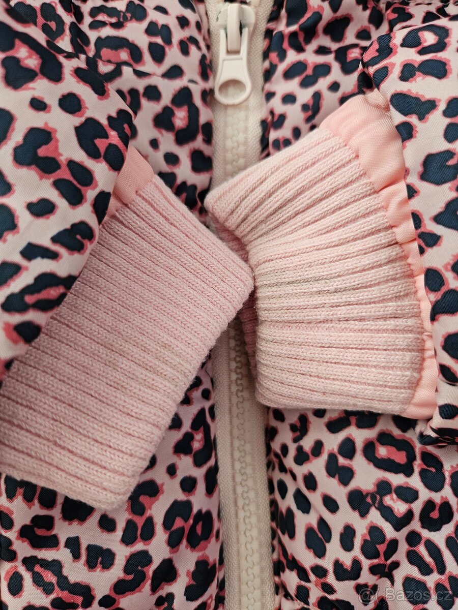 Dívčí zimní bunda vel. 86 - 4