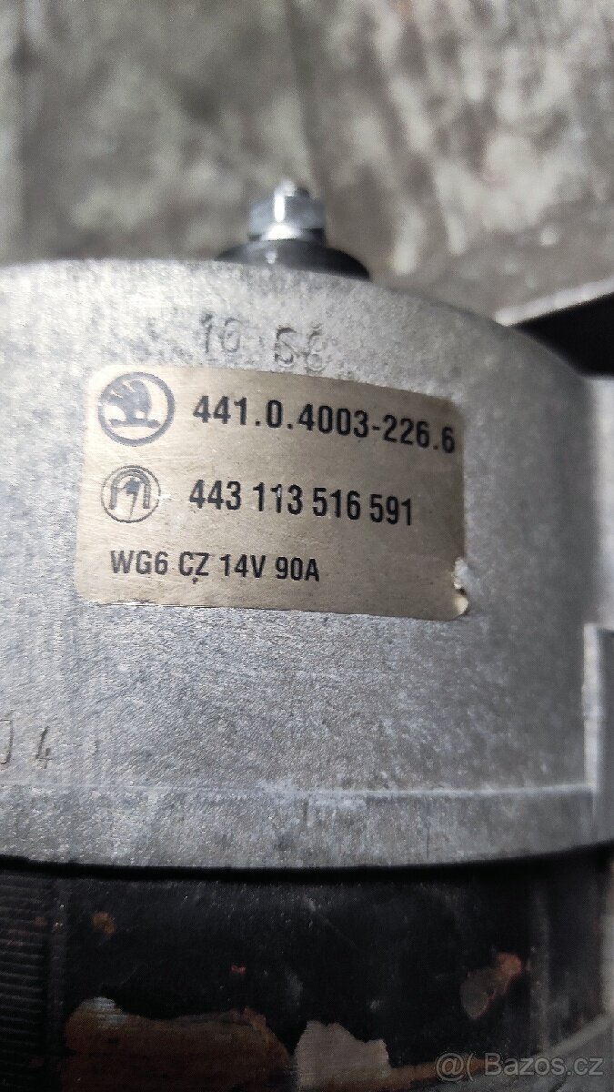 Alternátor 14V/90A - 4