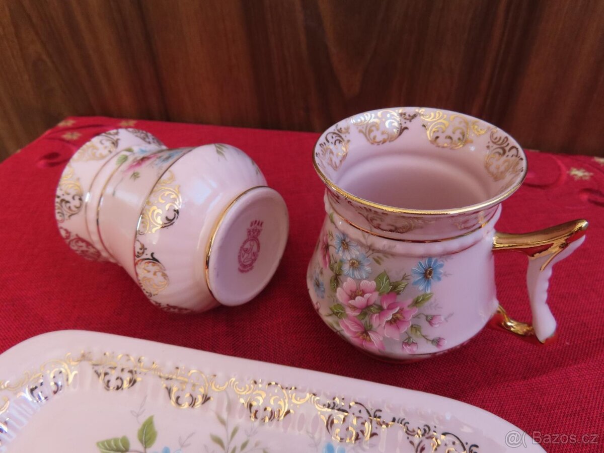 Souprava růžového porcelánu - 4