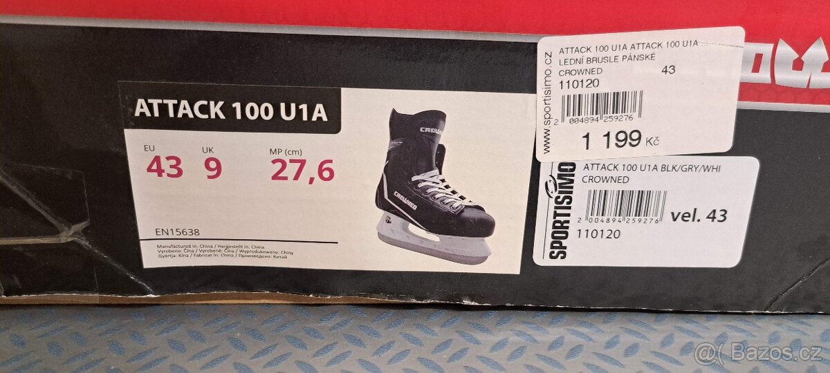 Lední brusle pánské vel. 43 - 4