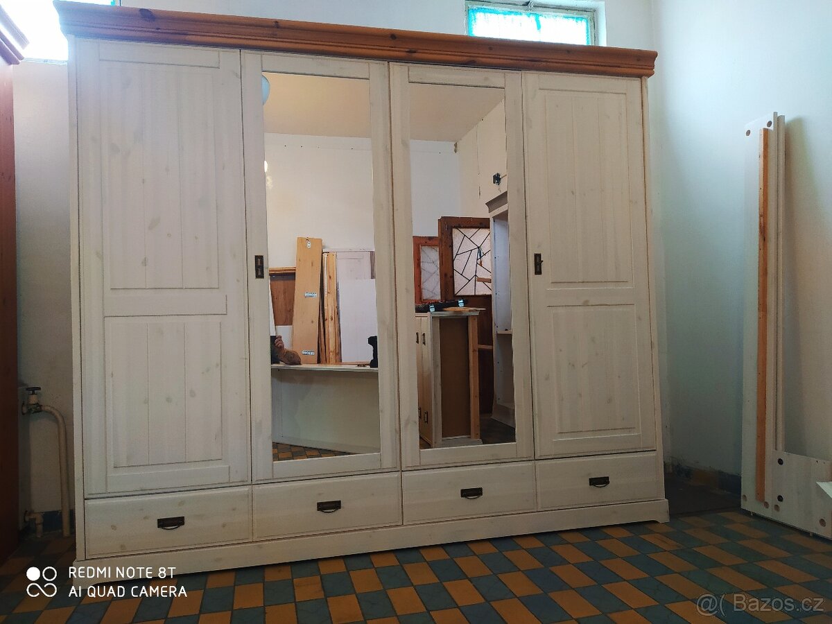 KOMPLETNÍ DŘEVĚNÁ LOŽNICE LAVA - 4