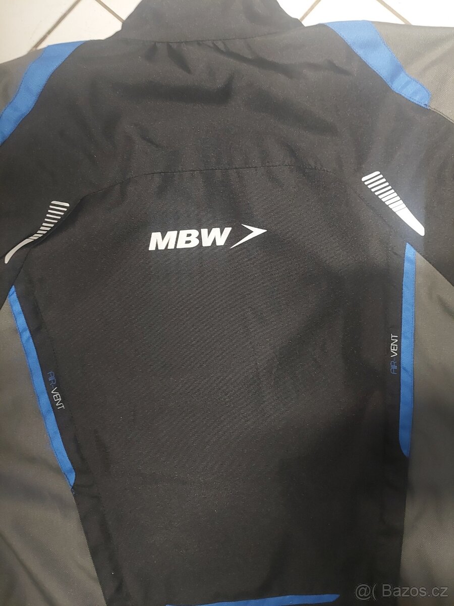 Pánská textilní moto bunda MBW LUCAS Blue. Vel. 58 - 4