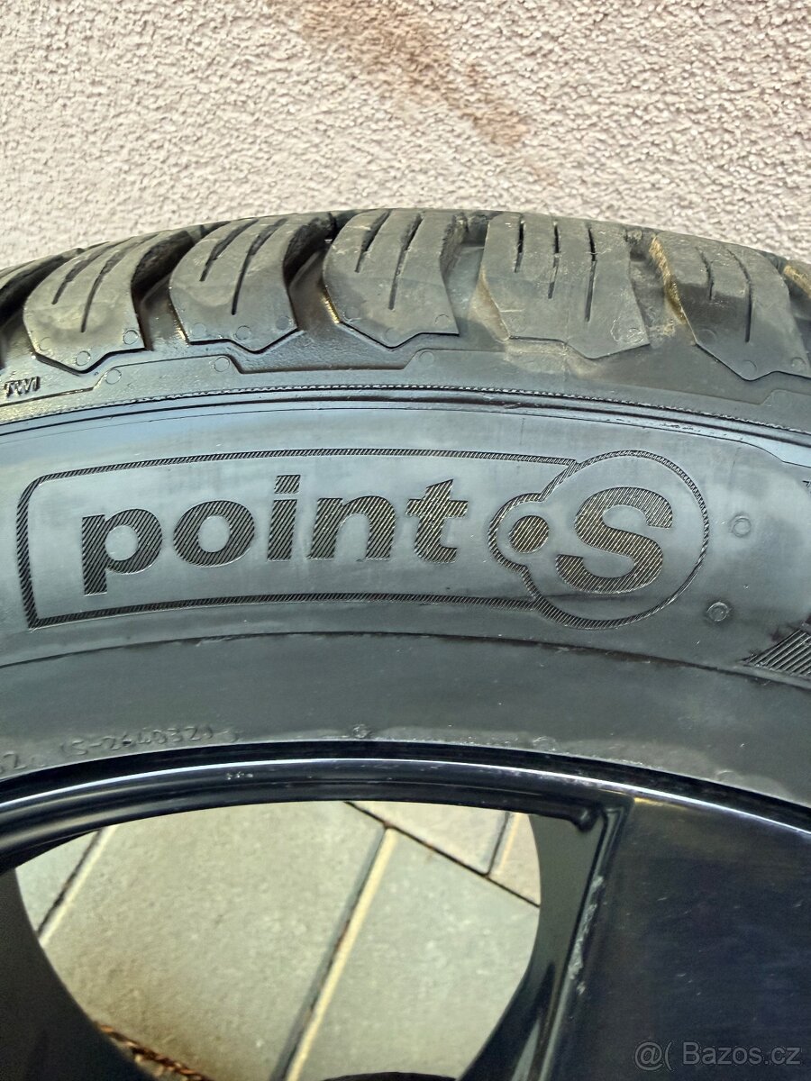 Sada 4× alu kola DEZENT + zimní pneumatiky Point S Wintersta - 4