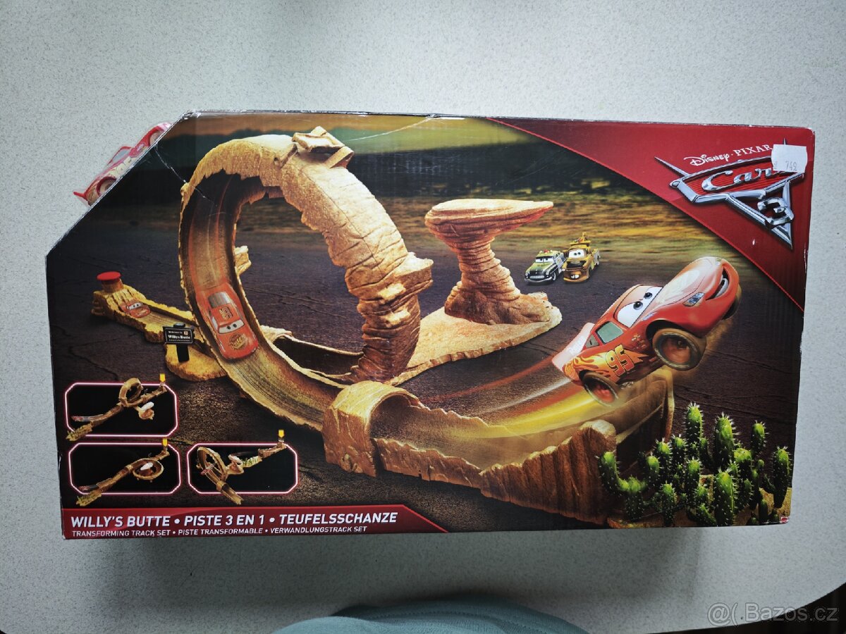 Mattel CARS 3 HERNÍ SET 3V1 - 4
