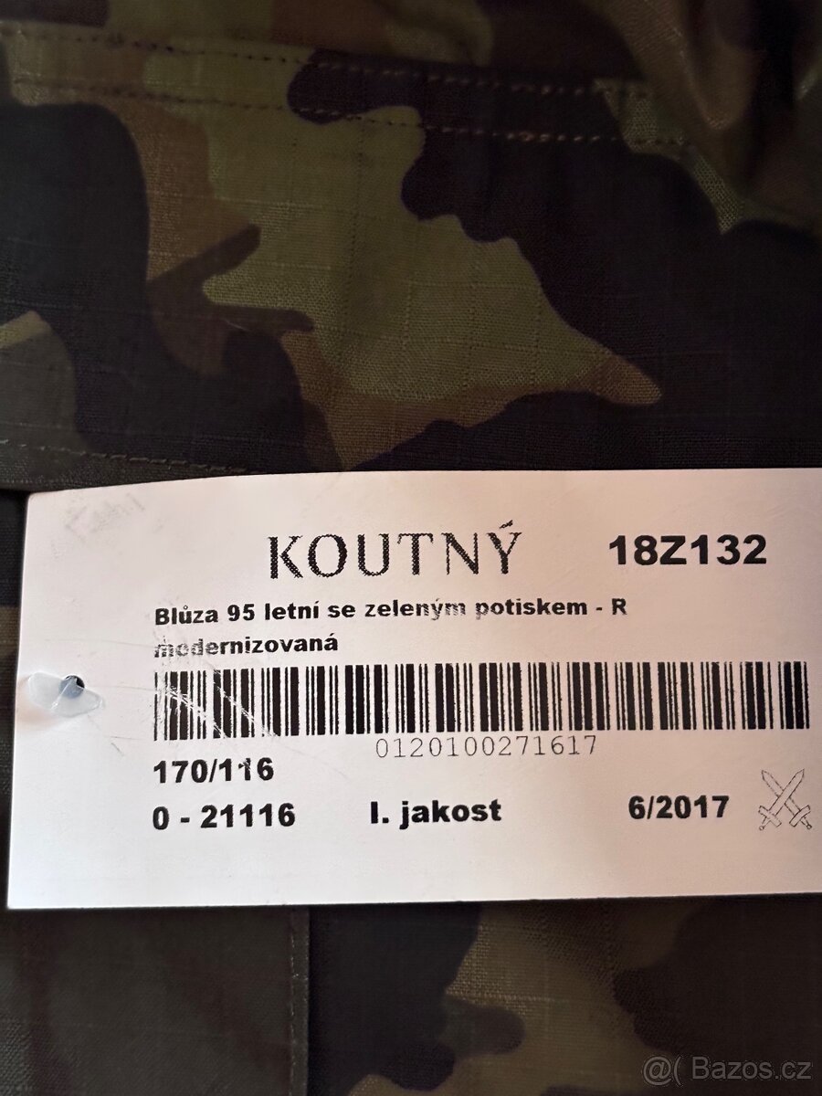 Maskáče vz.95 komplet letní - 4