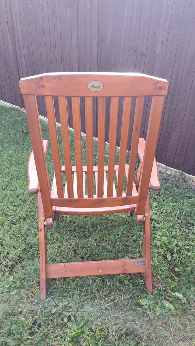 rozkládací stůl + 6 polohovací křeslo Mountfield - 4