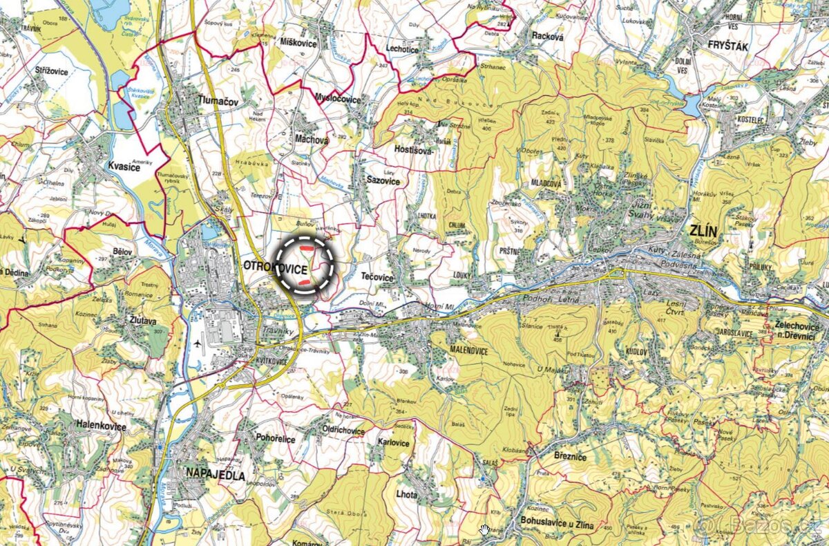 Zemědělská půda, prodej, Otrokovice, Zlín - 4
