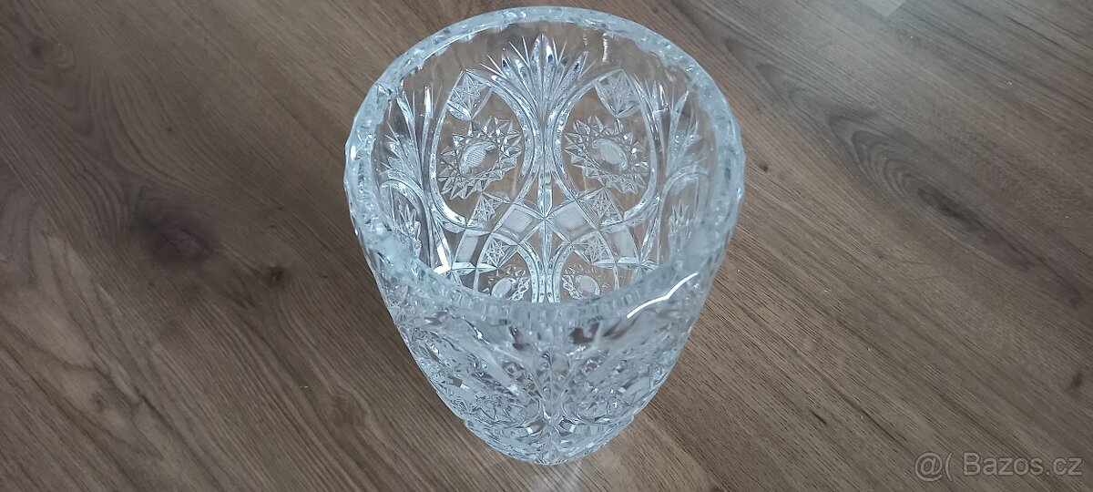 Broušené sklo vázy sada - 4